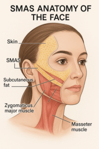 HIFU Facial Treatment works on the SMAS layer of the skin